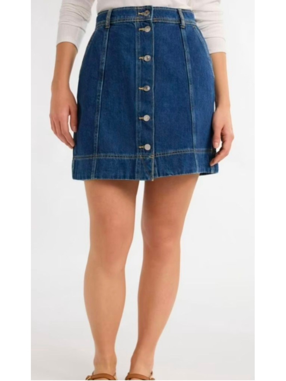 Free Assembly Denim Mini Skirt Size 6